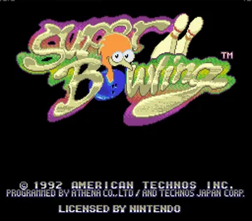 Super Bowling (USA) screen shot title